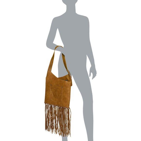 ***Wrangler Stud and Fringed Hobo Bag*** - Picture 5 of 5